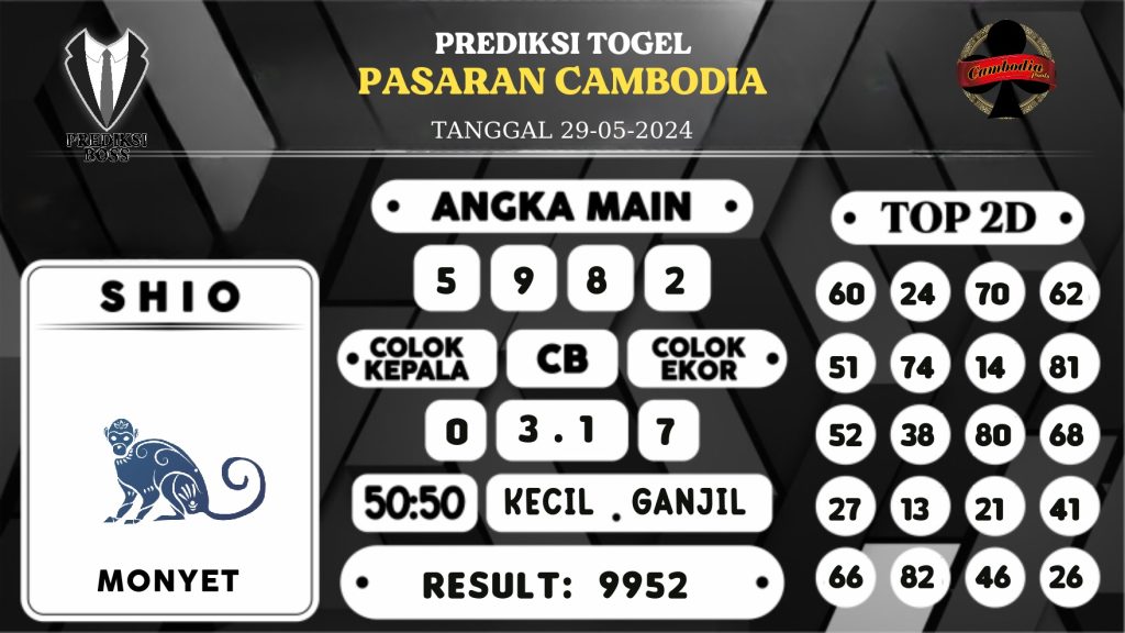 https://prediksibossviva.com/prediksi-boss-togel-cambodia-rabu-29-mei-2024/
