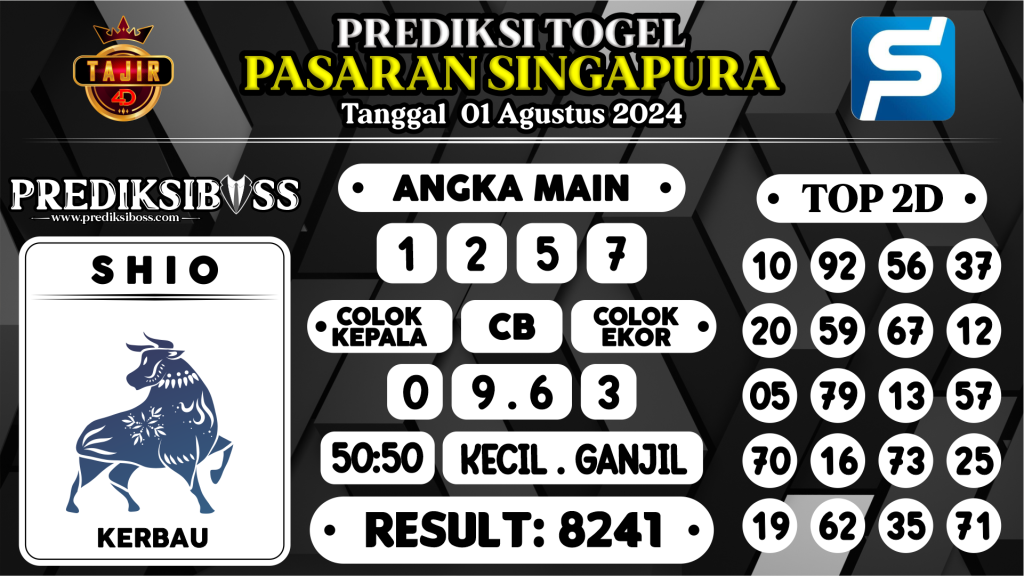 https://prediksibossviva.com/prediksi-boss-togel-sgp-kamis-01-agustus-2024/
