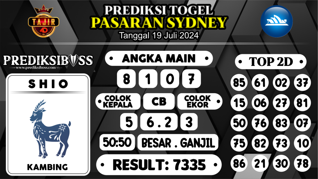 https://prediksibossviva.com/prediksi-boss-togel-sidney-jumat-19-juli-2024/
