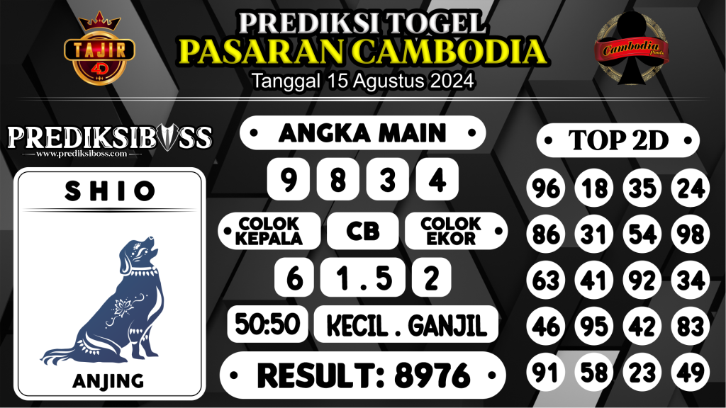 https://prediksibossviva.com/prediksi-boss-togel-cambodia-kamis-15-agustus-2024/