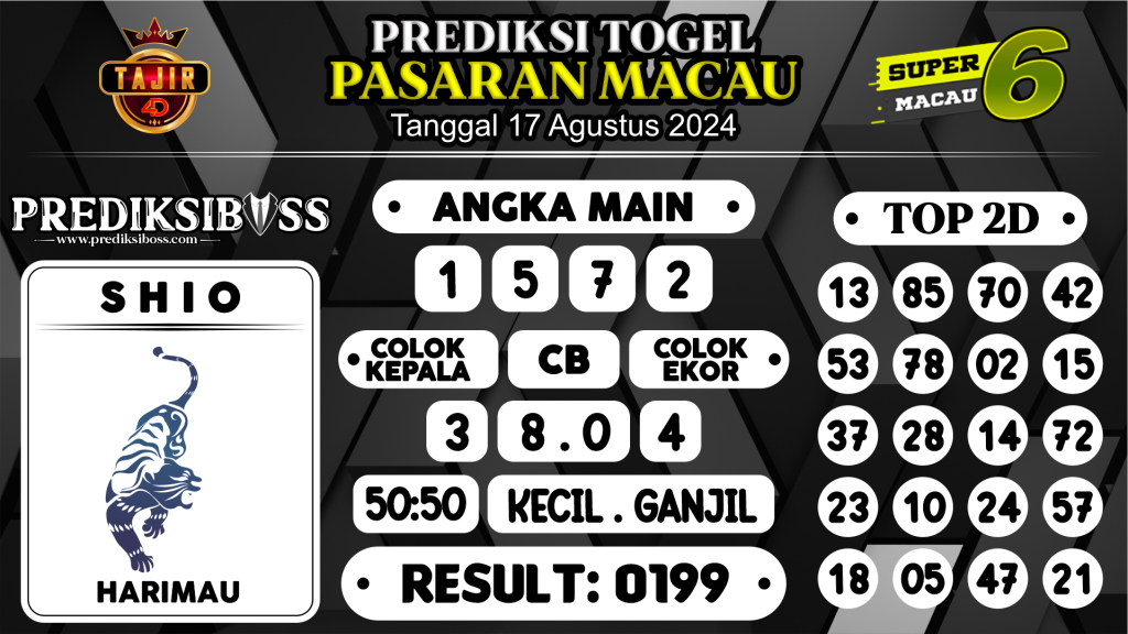 https://prediksibossviva.com/prediksi-boss-togel-macau-sabtu-17-agustus-2024/