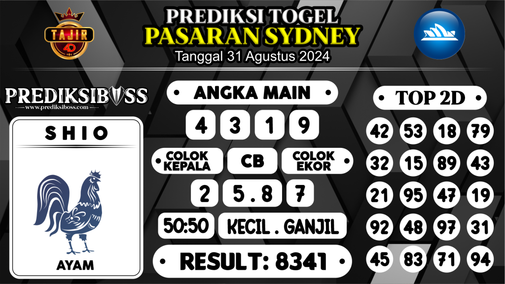 https://prediksibossviva.com/prediksi-boss-togel-sidney-sabtu-31-agustus-2024/