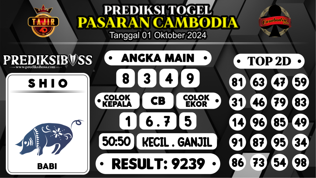https://prediksibossviva.com/prediksi-boss-togel-cambodia-selasa-01-oktober-2024/