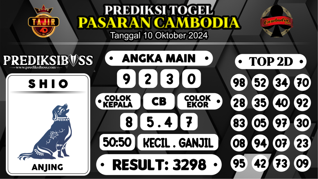 https://prediksibossviva.com/prediksi-boss-togel-cambodia-kamis-10-oktober-2024/
