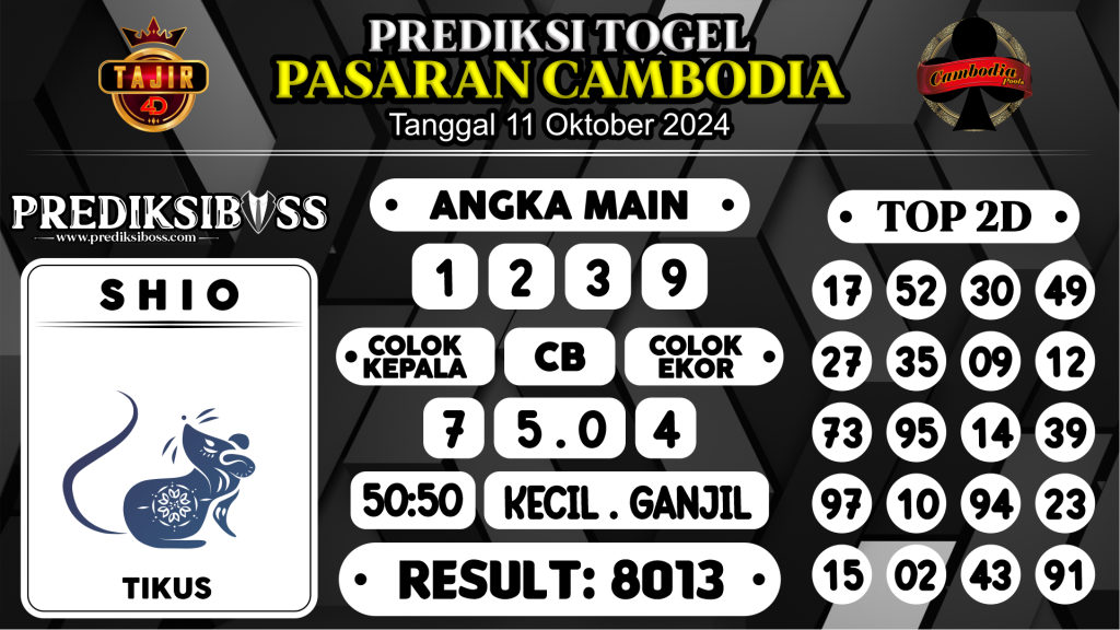 https://prediksibossviva.com/prediksi-boss-togel-cambodia-jumat-11-oktober-2024/