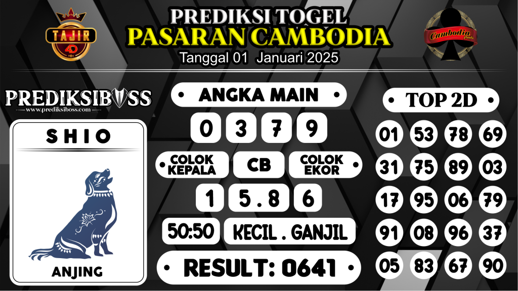 https://prediksibossviva.com/prediksi-boss-togel-cambodia-rabu-01-januari-2025/