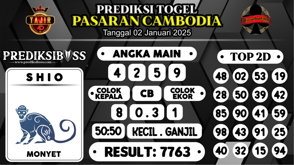 https://prediksibossviva.com/prediksi-boss-togel-cambodia-kamis-02-januari-2025/