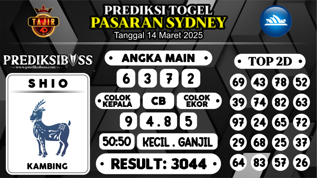 https://prediksibossviva.com/prediksi-boss-togel-sidney-jumat-14-maret-2025/