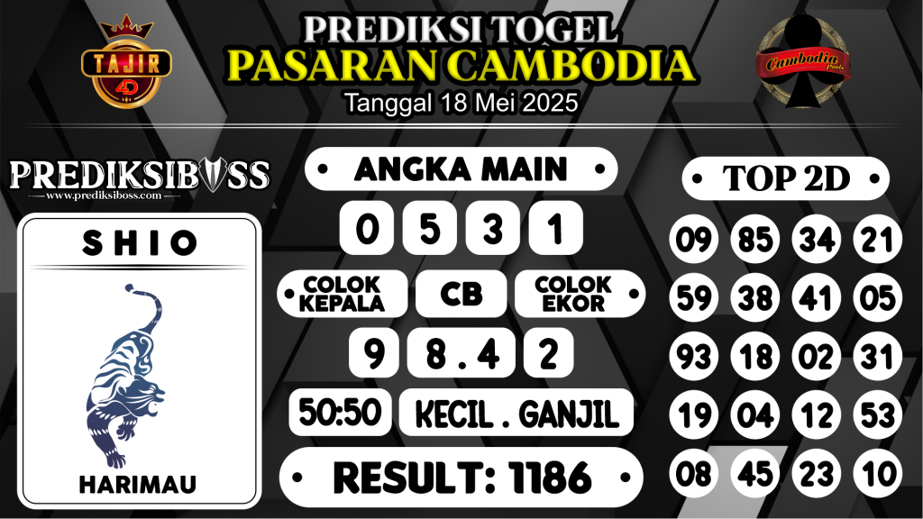 https://prediksibossviva.com/prediksi-boss-togel-cambodia-minggu-18-mei-2025/
