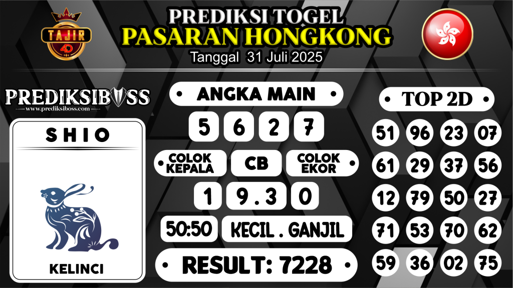 https://prediksibossviva.com/prediksi-boss-togel-hk-kamis-31-juli-2025/