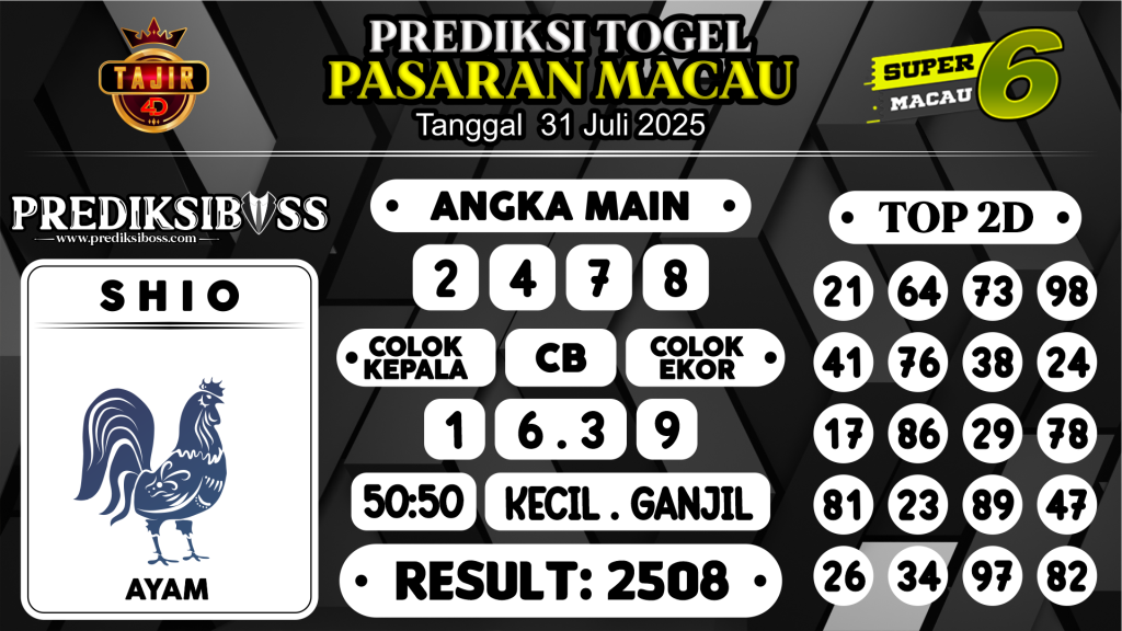 https://prediksibossviva.com/prediksi-boss-togel-macau-kamis-31-juli-2025/