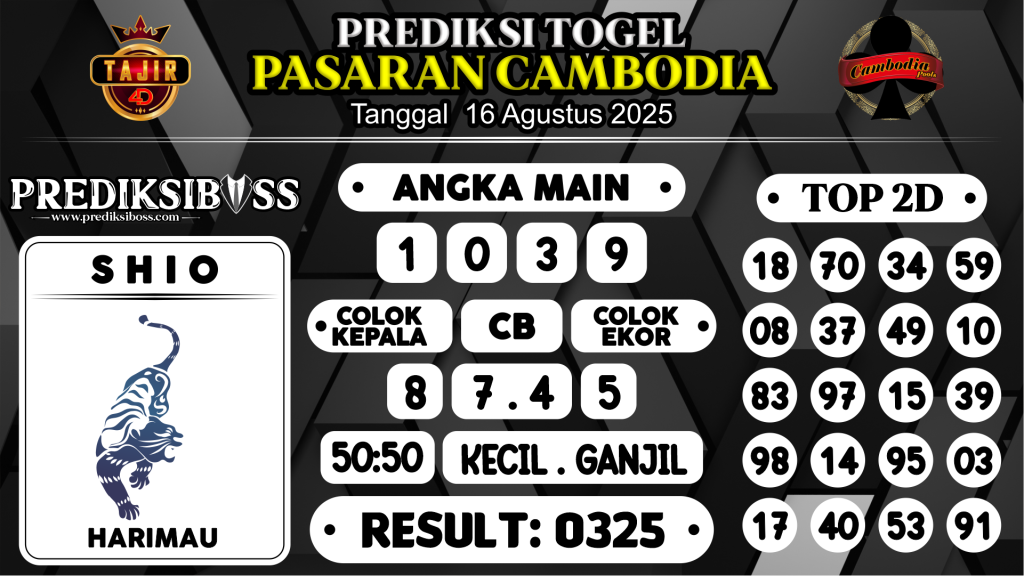 https://prediksibossviva.com/prediksi-boss-togel-cambodia-sabtu-16-agustus-2025/