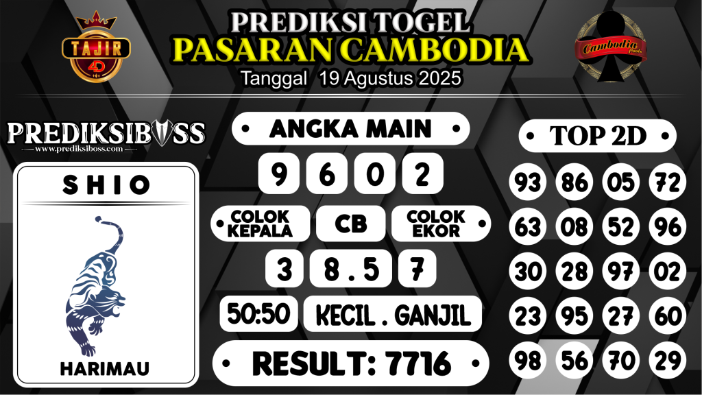 https://prediksibossviva.com/prediksi-boss-togel-cambodia-selasa-19-agustus-2025/